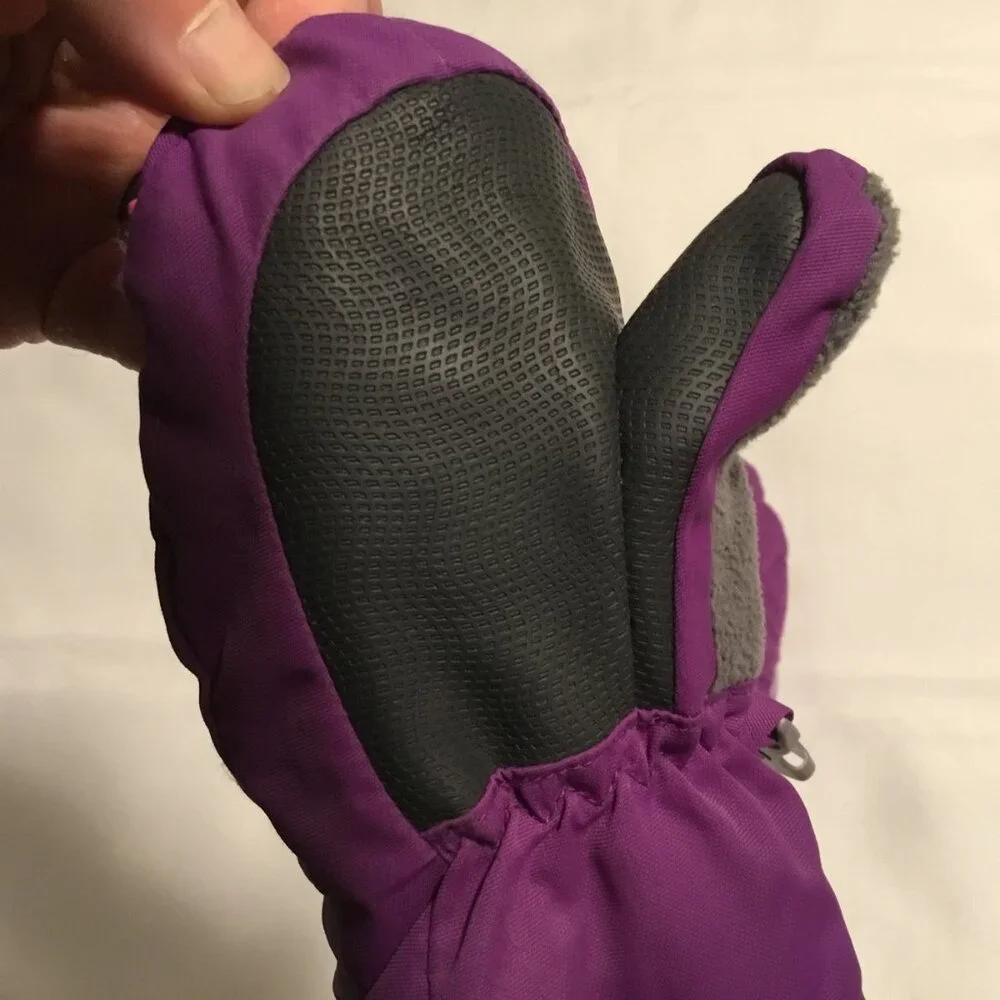 HEAD Purplel Warm WINTER MITTENS Ski Snowboard Hike Gloves YOUTH XS Toddler